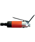 Six Inch Pneumatic Angle Grinder And Air Powered Sander A Tough As Nails Workhorse For Metalworking Polishing And Fabrication Jobs With Rock Solid Stable Reliability, side view of the tool.