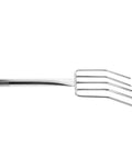 Small Stainless Steel Garden Fork For Ladies, Lightweight Digging Fork For Planting shown on a plain background