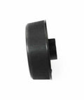 Side view of Easy Install Volume Knob Cap For Digital Pianos 25mm Replacement Dial Durable Black PP Material No Fuss Fit For VU43240R