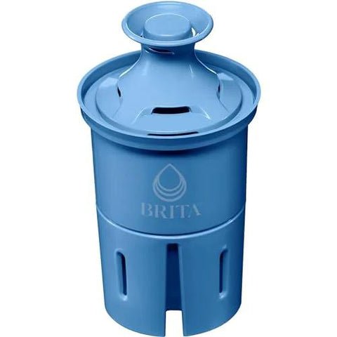 Brita Elite pitcher water filter cartridge, blue plastic, replacement for pitchers and dispensers