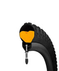 Cross-section view of Air-Liner Tire Insert For Tubeless-Ready Bike Tires No Flat Protection And Rim Guard in tire