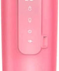 Pink Leak Proof Electric Heated Travel Coffee Mug With Temp Control Fits Car Cup Holder for insulated beverages.