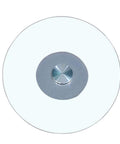 Top view of Built Tough Tempered Glass Lazy Susan Turntable for Dining Tables 60 to 120 cm Diameter Rotating Serving Tray