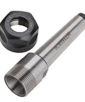 ER20 MT2 Collet Chuck Holder With M10 Drawbar For CNC Milling And Lathe, 34mm Lock Nut Diameter, Precision Ground