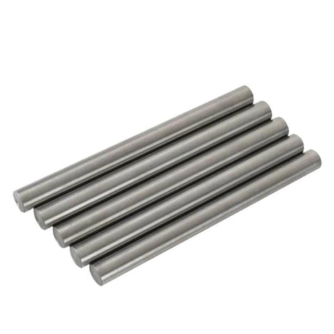 One-Tenth Millimeter Diameter Solid Molybdenum Rod, Hundred Millimeters Long, Ninety Nine Point Nine Percent High Purity Molybdenum For Industrial And Lab Use, Heavy Duty Corrosion And Extreme Heat Resistant, Hex Bolt Design For Secure Fastening.