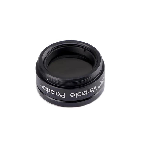 Adjustable Dual Polarizing Telescope Filter For 1.25 Inch Eyepieces Rotating Front Lens compatible with Barlow lenses