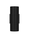 Exterior Double Up Down Outdoor Wall Lights With Remote Control, RGB Color Changing Smart LED Cylinder shown front view