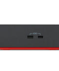 Slick Grind Ready Workspace Bundle Featuring Universal Smart USBC Docking Station with ports and red base.