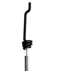 Lawn Mower Cable Replacement For 30 Inch Mowers Durable OEM Style Parts, close-up of black hook end and metal coil