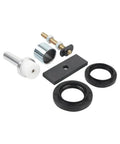 Straight Shooter 8 Inch Clamshell Axle Bearing Puller Tool Kit for Toyota 4runner Tacoma FJ Cruiser Rear Diff Housing Handle Cv Axles Easy Installation Save Time and Money Today with No Damage To Parts, bearing puller kit parts on white background