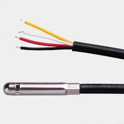 All In One Pro Grade Temperature Humidity And Pressure Sensor I2C stainless steel module with exposed wiring