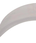 Close-up of the steel blade of a Long Handled Weeding Tool With Semi Circular Steel Blade For Lawn Garden And Farm Clearing Manual Mowing Tool
