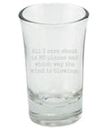 All I Care About Is RC Planes Shot Glass Gift For RC Enthusiasts And Pilots, ceramic with RC plane theme, single shot glass