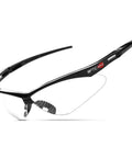 Side view of Anti Fog Safety Glasses With Scratch Resistant Lenses For Men And Women Job Site Ready Lightweight Eye Protection, flexible frame