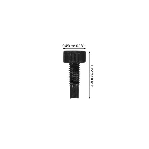 Doorbell Replacement Screws Repair Kit Black Alloy 80 Pieces For Video Doorbells Anti Slip Security Mounting Fasteners Durable Doorbell Hardware For Quick Fixes Spare Screws Set For Front Doorbell Cameras And Home Installations, 1.15cm screw