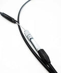 Close-up of Universal 121 Inch Go Kart Throttle Cable for 150cc and 250cc engines, heavy-duty design for KD 150GKA 2 models