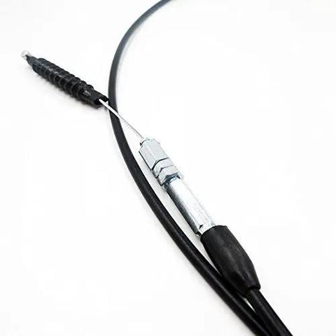 Close-up of Universal 121 Inch Go Kart Throttle Cable for 150cc and 250cc engines, heavy-duty design for KD 150GKA 2 models