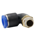 1/8 Inch L Fitting Connector Tube For 8mm OD Tire Changer Machines Pro Grade High Pressure Quick Connect Heavy Duty Steel Easy Install