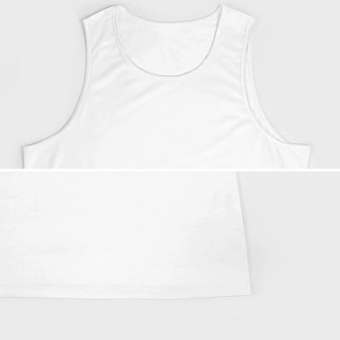 Killer Mens Sleeveless Tank Top Featuring Dope Neon Wolf And Flame Mechanical Skull Graphic Summer Muscle Tee for Cranking Iron or Chill Beach Days Breathable Lightweight Workout Shirt, white front view.