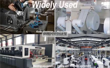 Industrial machine tools setup with foldable crank handle nylon swivel rocker, showcasing diverse equipment applications in workshops.