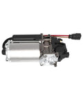 Heavy Duty Air Suspension Compressor Replacement For Tesla Model S And X 2016 Through 2021 showing side view with connectors.