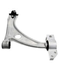 Brand New Heavy Duty Control Arm For Audi Q3 2015 2016 2017 2018 Featuring Solid Steel Construction With Smooth Rubber Bushing And Durable Silver Aluminum Mounting For Reliable Taper Ball Joint Performance And Tight Handling On The Road, silver control arm with rubber bushings and mounting bracket