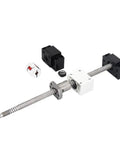 Ball Screw SFU1605 With Single Ballnut, Adjustable 150 To 1250mm Length, RM1605 Rod End Machined For 3D Printers, 8mm Coupling Included