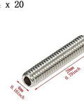 100Pcs M4 By 20Mm Stainless Steel Cup Point Socket Grub Screws With Hex Head For Gear And DIY Projects, Rust Resistant High Torque Burr Free Fixings For Auto Repair And Hobbyist Assemblies