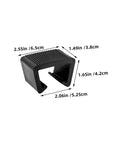 10 Pack Outdoor Sofa Clips For Windy Patios Heavy Duty Rattan Wicker Furniture Clamps Easy Install And Locking Clips with dimensions