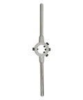 Round Die Wrench For Threading Tools, Precision Machined From 45 Steel With Removable Booster Rod For Easy Storage, Eight Sizes From M3.5 To M6