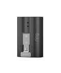Quick Release Rechargeable Battery Pack Solid Backup Power For Ring Doorbells And Outdoor Cameras, compact black design.