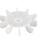 Air Compressor Fan Blade Replacement 14mm D Shaft For Direct On Line Motors, plastic, 135mm diameter, 14mm shaft hole.