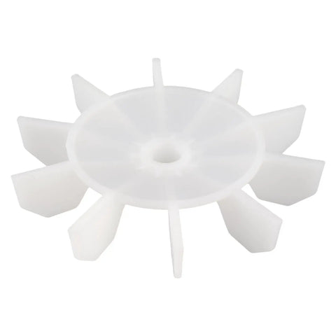 Air Compressor Fan Blade Replacement 14mm D Shaft For Direct On Line Motors, plastic, 135mm diameter, 14mm shaft hole.