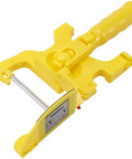 Professional 7 Piece Paint Edger Roller Tool Kit For Immaculate Wall And Ceiling Lines Blazing Fast Tape Free Coating tool in yellow plastic design.