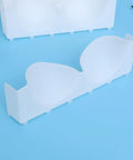 Straight Up Essential Six Piece Bra And Underwear Storage Box With Smart Compartment Layout For Your Closet To Keep All Your Favorite Lingerie Tidy And Totally Flawless, clear plastic organizer for bras.