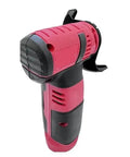 Heavy Hitter 12V Brushless Micro Angle Grinder Kit Includes Three Batteries And Premium Diamond Wheels Cordless Power Tool size red black