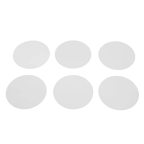 Clear Circle Mylar Protective Sheets For Badges Pins And Fridge Magnets Round Protector Film Scratch Resistant Shield
