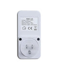 Motion Activated Power Socket Switch With PIR Sensor, 110V Infrared Outlet, 1800W Load Capacity For Garage, Hallway And Indoor Security Lighting, Auto On When Motion Detected, Auto Off After Inactivity, White