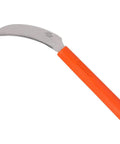 Stainless Steel Sickle For Quick Harvests With Four Point Three Inch Hook Blade And Light Serrations, Plastic Handle, Food Grade Safe, Orange Grip For Easy Berry Veggie And Flower Harvesting