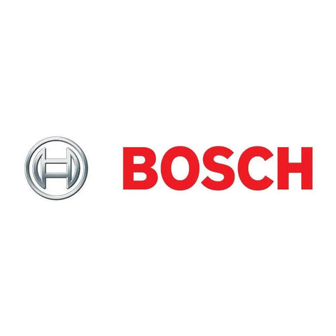 Bosch logo with stylized red lettering and silver emblem