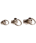Three Piece Zipper Repair Kit With Multiple Sized Sliders In Nickel Or Graphite Finish For Quick Fixes To Broken Zippers