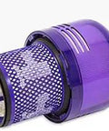 V11 Animal Replacement Filter Kit With Torque Drive Compatibility for Vacuum Cleaners showing purple cylindrical filter