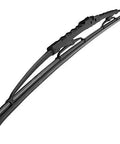 Top Shelf Vented Metal Frame Conventional Wiper Blade 16 Inch With Natural Rubber Edge Direct Connect Setup For Slick No Brainer Swap On Your Daily Driver Car