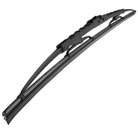Top Shelf Vented Metal Frame Conventional Wiper Blade 16 Inch With Natural Rubber Edge Direct Connect Setup For Slick No Brainer Swap On Your Daily Driver Car