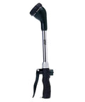 Watering Wand 16 Inch Heavy Duty Garden Tool With 8 Spray Patterns, ergonomic lightweight aluminum design, side view