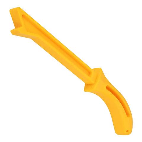 High Visibility Yellow 11 Inch Woodworking Push Stick For Table Saw And Router Tables Ergonomic Grip Safety Tool With Heavy Duty ABS.