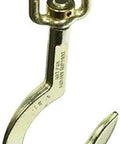 Swivel Anchor Hook Forged For Rope And Tackle Systems With 750-Pound Safe Load, 1-3/16 Inch By 1 Inch Opening And 1-7/8 Inch Throat