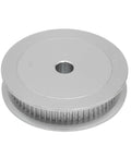 Heavy Duty Timing Belt Pulley Kit With 20 And 60 Tooth Sprockets For 3D Printer Builds, 200Mm Closed Loop Belt, Aluminum Alloy Idler Wheels, 6Mm Wide Track Gear, 6.35Mm Bore Fits Rigid Print Arms silver 60-tooth aluminum pulley with center bore