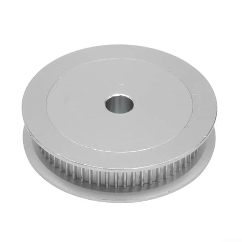 Heavy Duty Timing Belt Pulley Kit With 20 And 60 Tooth Sprockets For 3D Printer Builds, 200Mm Closed Loop Belt, Aluminum Alloy Idler Wheels, 6Mm Wide Track Gear, 6.35Mm Bore Fits Rigid Print Arms silver 60-tooth aluminum pulley with center bore