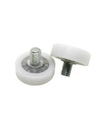 10 Pack POM Drawer Wheels DR22C6L8 22mm Sliding Plastic Drawer Rollers with white bearings